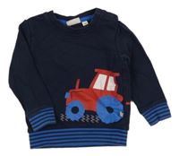 Tmavomodrá mikina s traktorom Liegelind