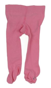 Růžové punčocháče s volánky Topomini