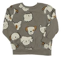 Šedá mikina se psy George