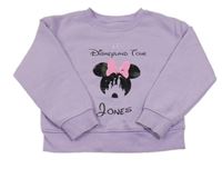 Lila mikina s Minnie Primark