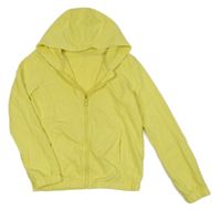 Žltá prepínaci mikina s kapucňou