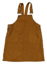 Hnedé menšestrové na traké šaty Shein