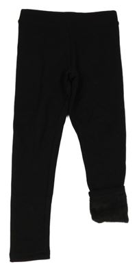 Čierne zatepelné legíny Primark