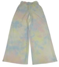 Farebné batikované culottes nohavice H&M