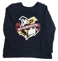 Tmavomodré triko Harry Potter 