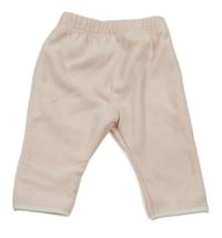 Broskvové fleecové nohavice Ergee