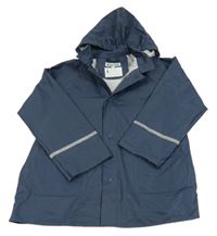 Tmavomodrá nepromokavá bunda s odopínacíá kapucňou Playshoes