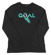 Tmavošedé triko s nápisem M&S