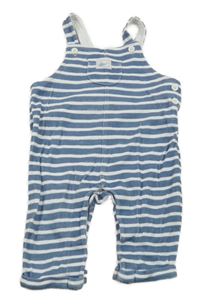 Modro-bílé pruhované laclové tepláky John Lewis