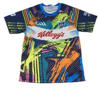 Farebné vzorované športové tričko Azzurri