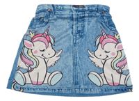 Modrá sukňa s potiskem My Little Pony