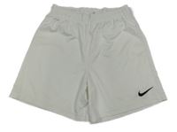 Biele funkčné športové kraťasy s logom Nike