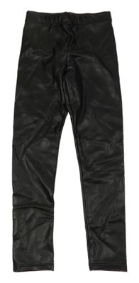 Černé potažené legíny H&M