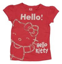 Fuchsiové tričko s Hello Kitty C&A