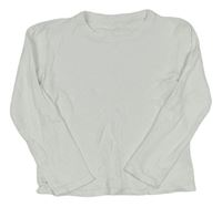 Bílé žebrované spodní triko Matalan