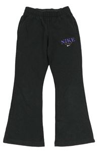 Černošedé tepláky s logem Nike