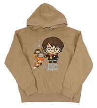 Hnědá mikina s postavami - Harry Potter a kapucí H&M