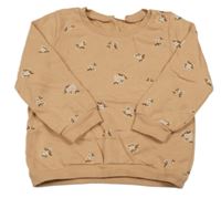 Karamelová mikina s kvietkami LC WaIKIKI