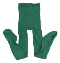 Tmavozelené punčocháče H&M