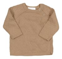 Pudrový vzorovaný sveter F&F