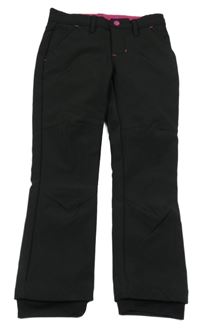 Černé sofsthellové kalhoty cool&young