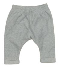 Světlešedé melírované fleecové turecké kalhoty Ergee