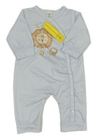 Nové - svetlomodrý overal so sloníkem SHEIN