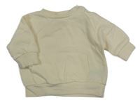 Smotanová oversize mikina s vreckom Next