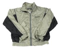 Sivo-čierna šušťáková športová bunda s logom MARS