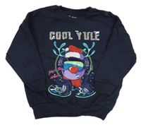 Tmavomodrá mikina so sobom Nutmeg