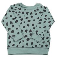 Svetlozelená vzorovaná mikina zn. Primark