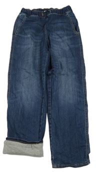 Tmavomodré podšité jogger rifle H&M