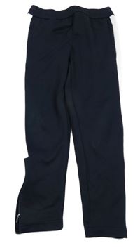 Tmavomodro-bílé sportovní tepláky