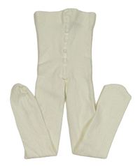 Smetanové punčocháče H&M