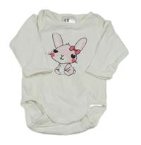 Bílé body s králíkem H&M