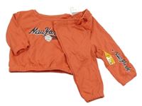 Nové - 2set - Jahodová mikina s baseballovým míčkem + tepláky Primark