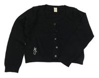 Čierny ľahký prepínaci crop sveter