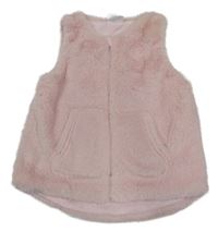 Ružová kožušinová podšitá vesta So Cute