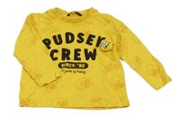 Hořčicové triko s Pudseym George