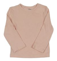 Světlerůžové žebrované triko Primark