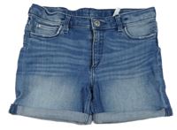 Modré rifľové kraťasy H&M