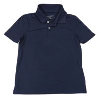 Tmavomodré športové polo tričko Amazon Essentials