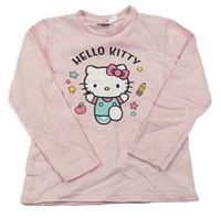 Svetloružová ľahká mikina s Hello Kitty