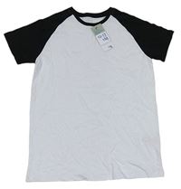 Bielo-čierne tričko Primark