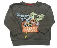 Tmavosivá mikina s Marvel George