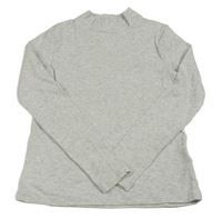 Šedé žebrované triko H&M