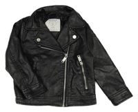 Černý koženkový křivák Primark