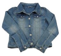 Modrá crop riflová bunda Name it