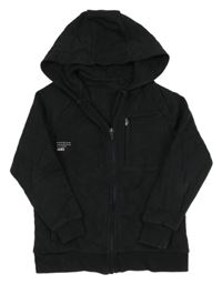 Čierna prepínaci mikina s kapucňou George