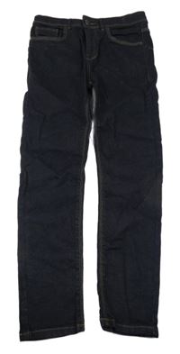 Tmavomodré skinny rifle 